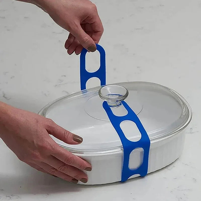 Silicone Reusable Lid Strap 54cm Universal Lunch Box Holder