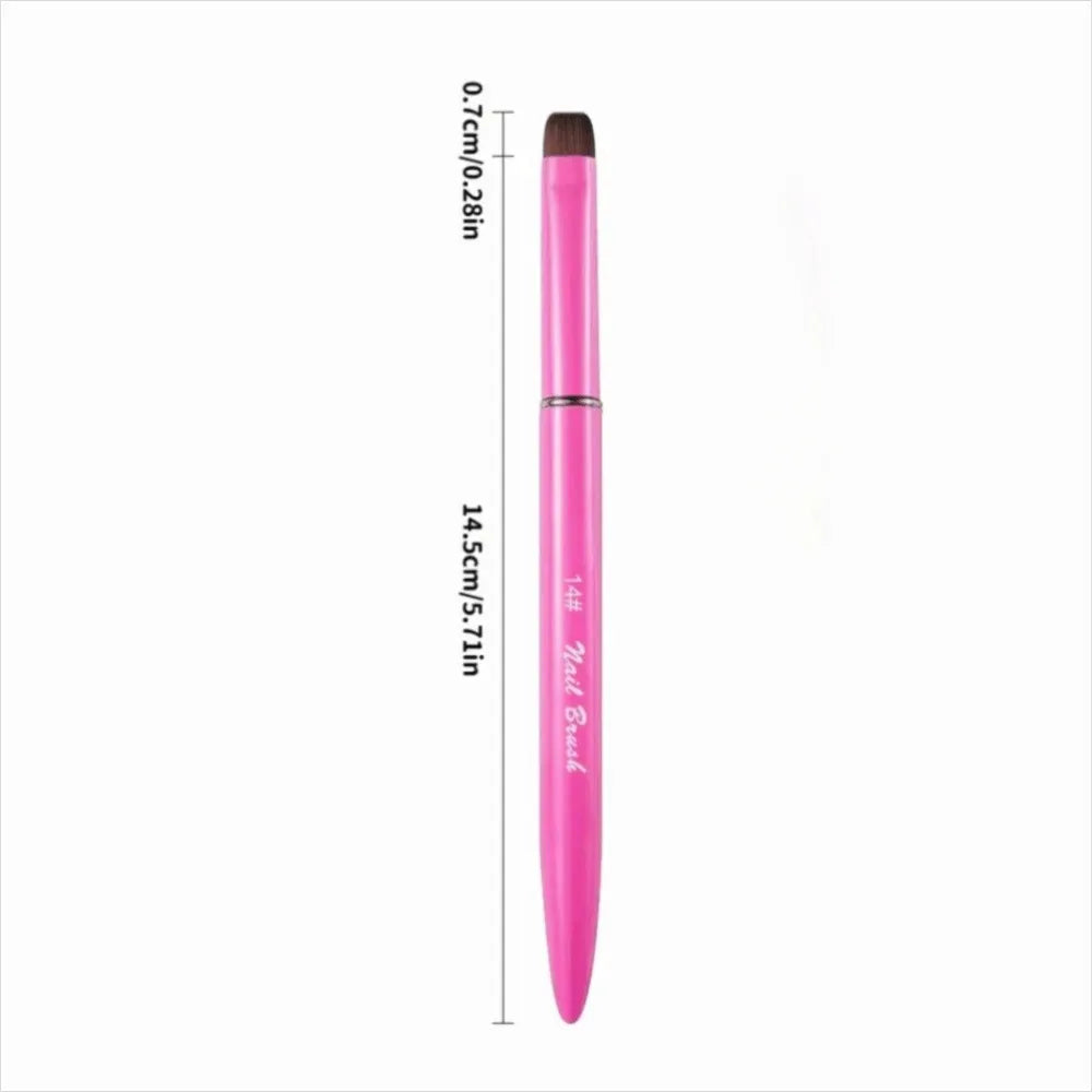 French Nail Brush Multifunctional Head for Gel and Acrylic Nails