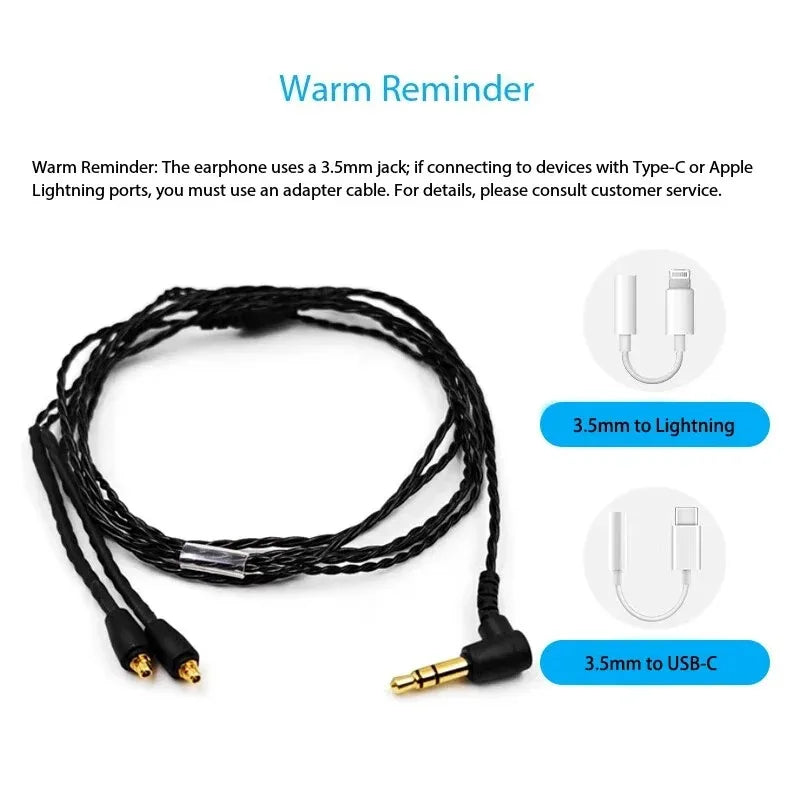 Original Sennheiser IE 100 Pro in-Ear Monitor Wired HiFi Earphones Detachable Cable Ea close-up view