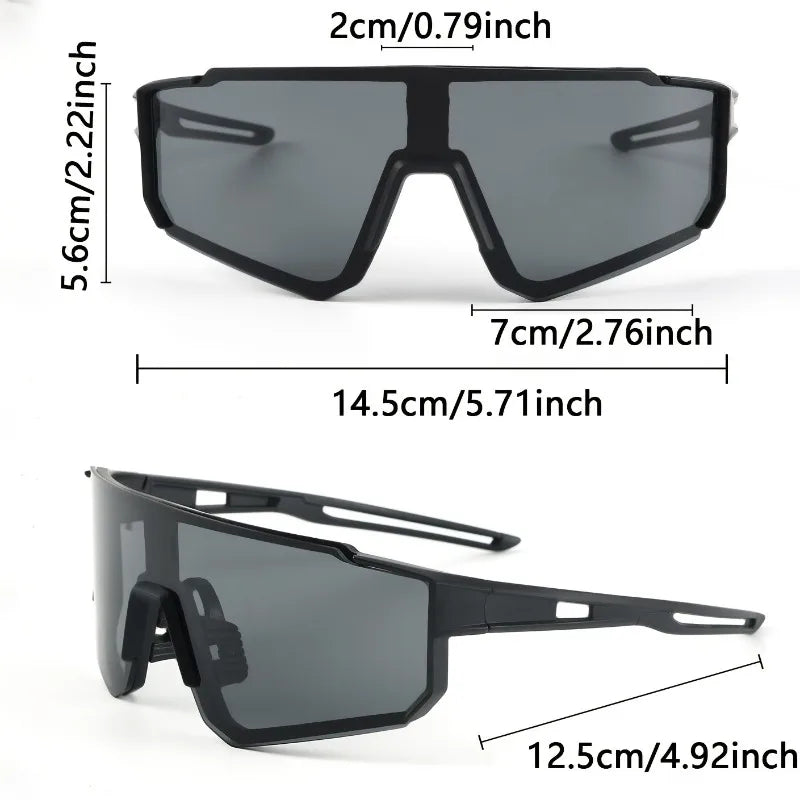 1pc Men'S Large Frame Fashion Glasses Lightweight & Durable for Daily Life & Activitie close-up view