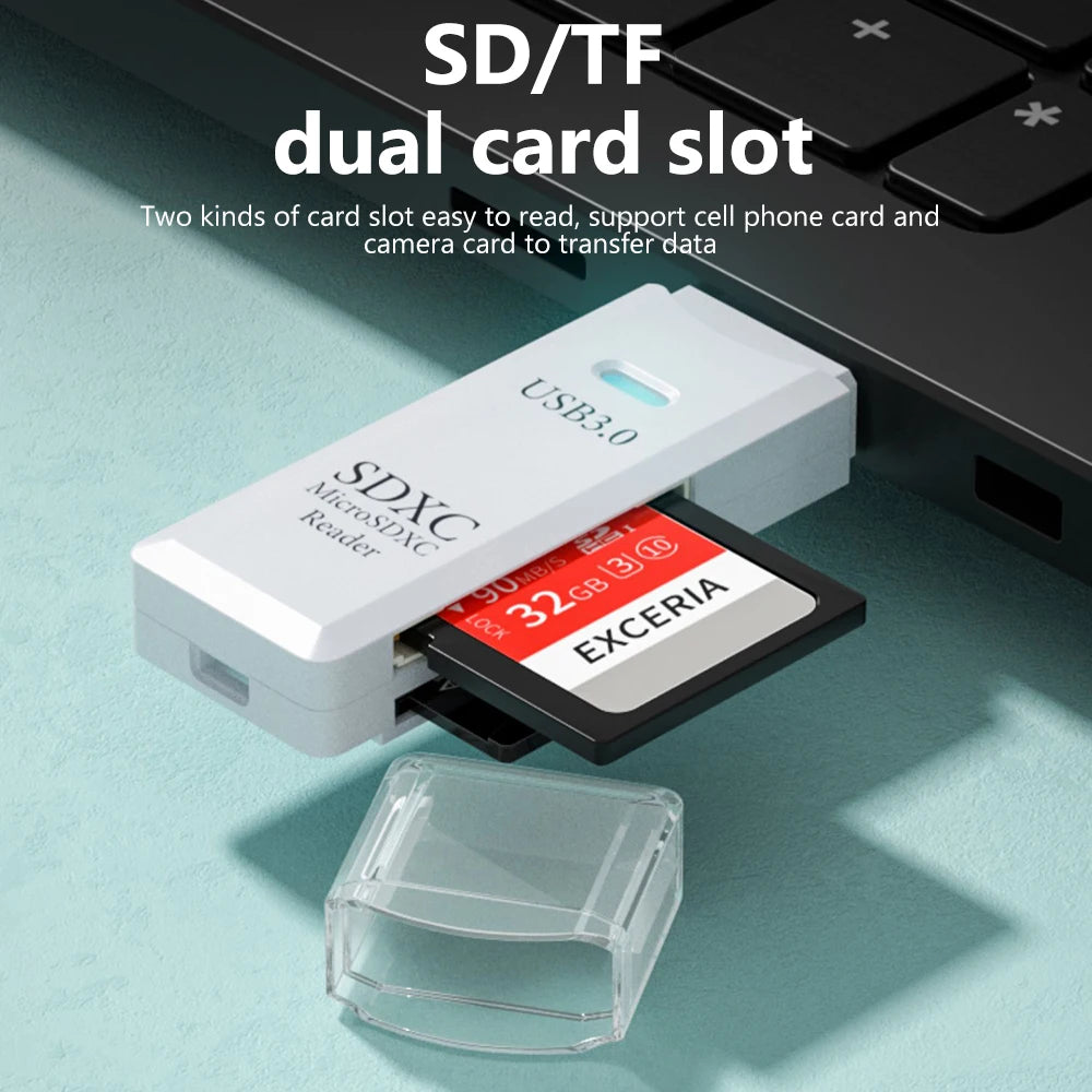 USB 3.0 Micro TF SD Card Reader Adapter for PC Laptop detail view