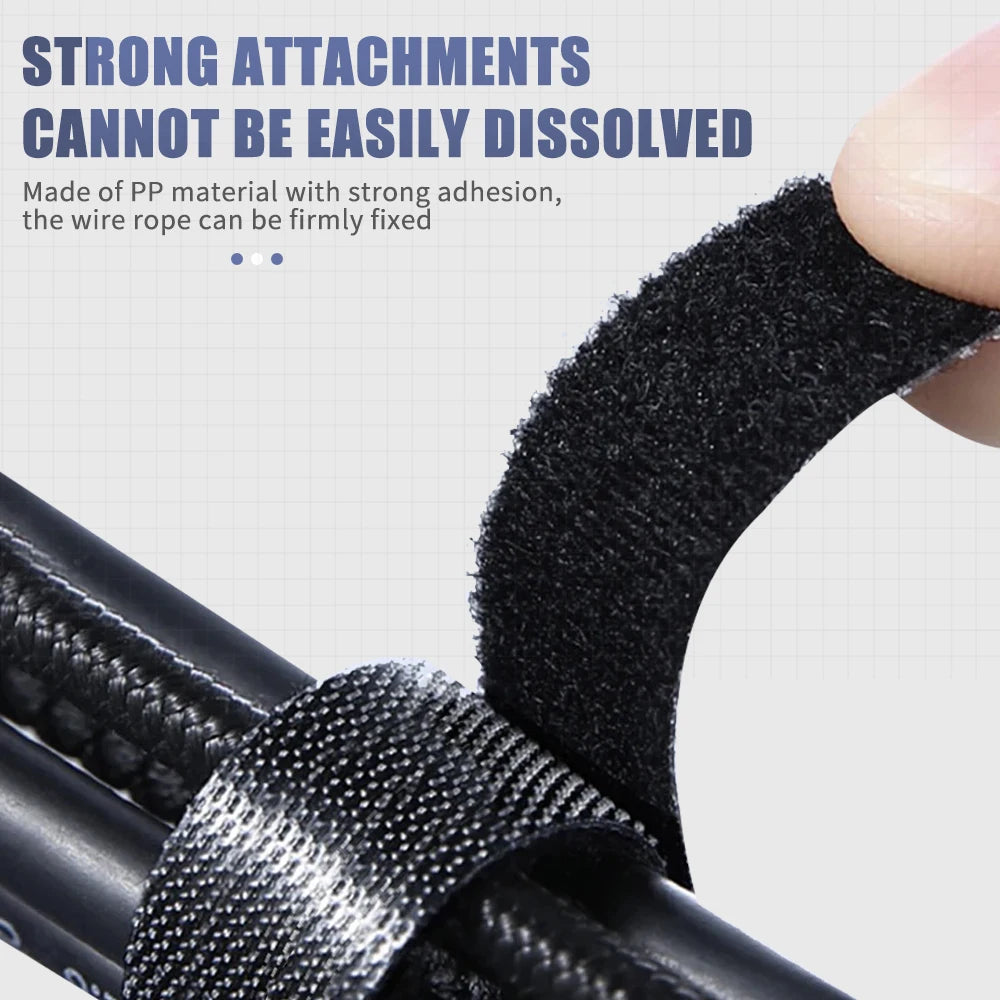 5M Tearable Ties Cable Organizer Cable Protector Management For Phone Mouse Earphone Data Wire Holder Cord Protection Organizer