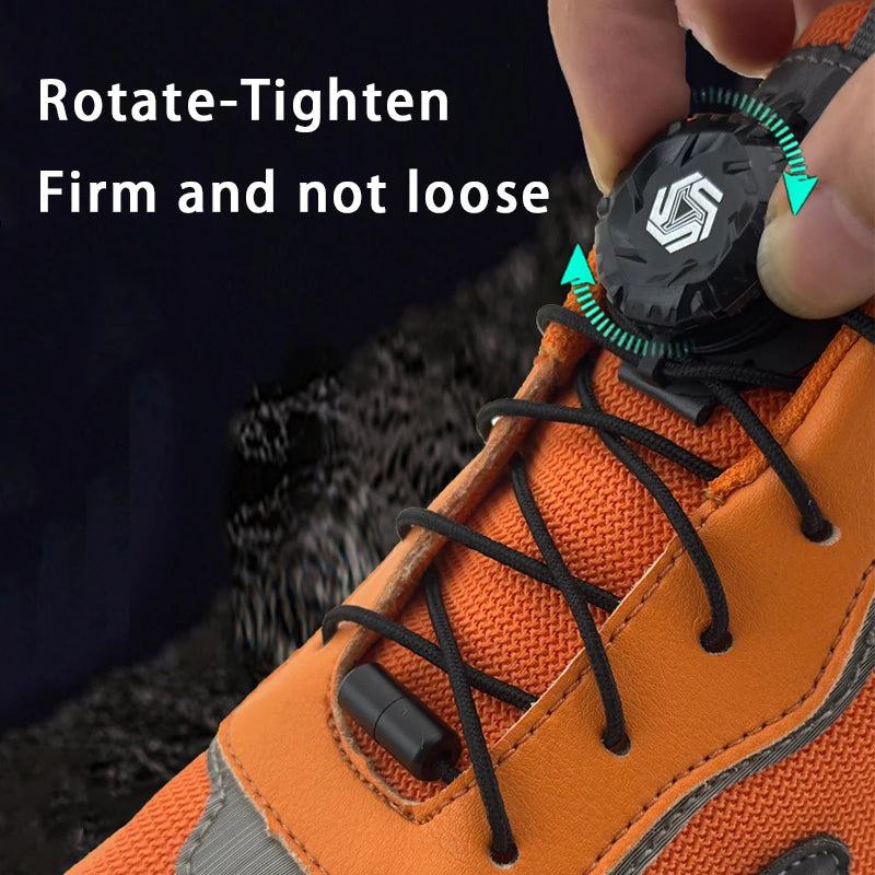 Automatic Swivel Buckle Shoe Laces No Tie Sneakers detail view