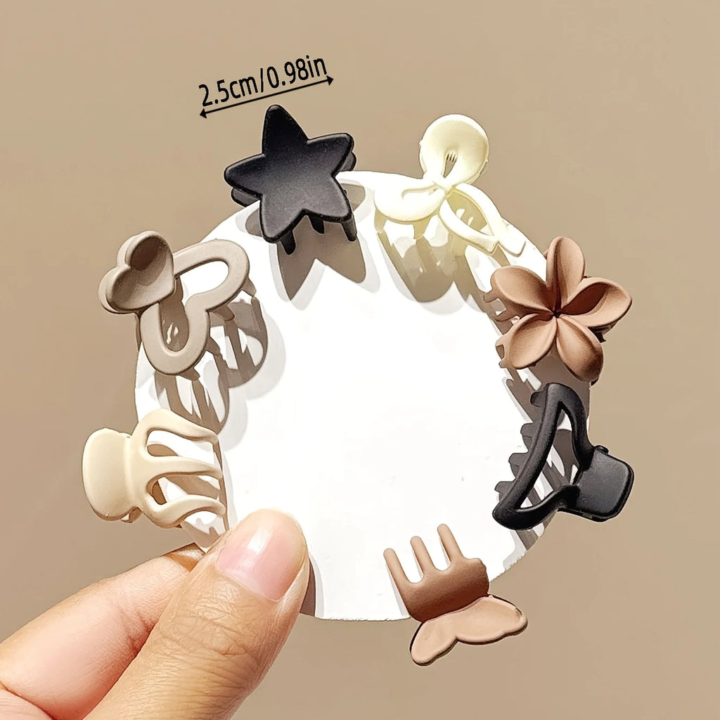 Beige Small Clips, Mixed Pack for Girls lifestyle view
