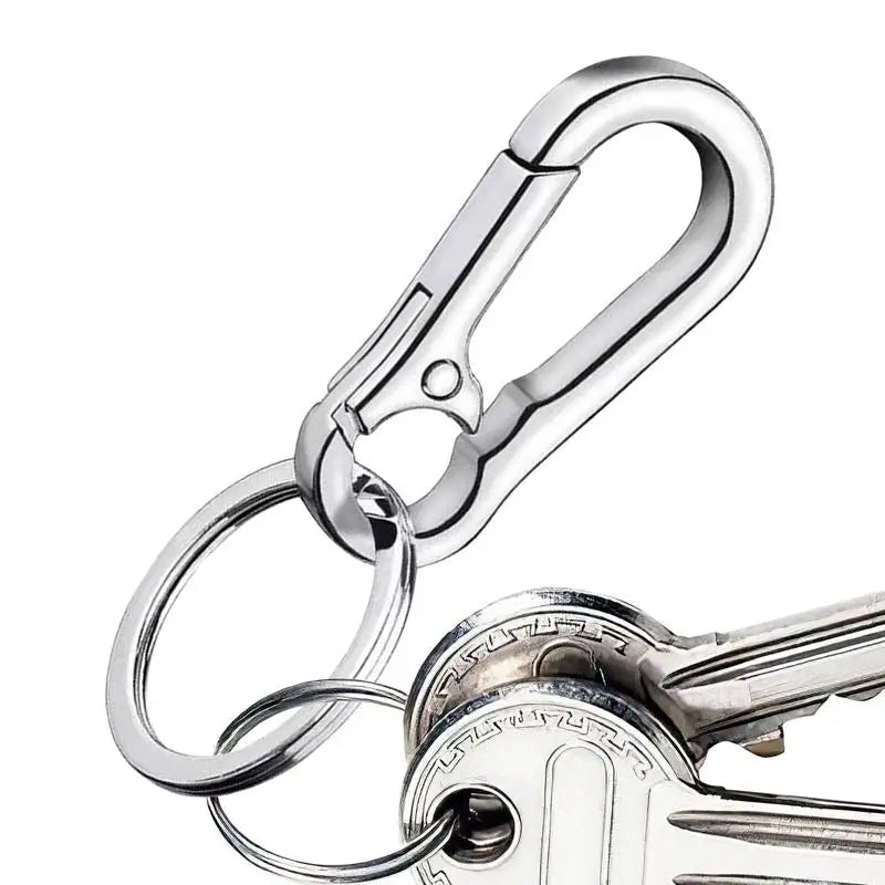 Car Keychain Zinc Alloy Anti-Lost Key Ring Carabiner additional angle