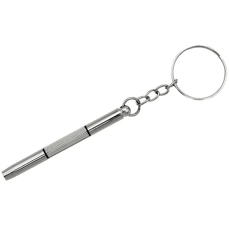 Eyeglass Watch Repair Screwdriver Kit with Keychain