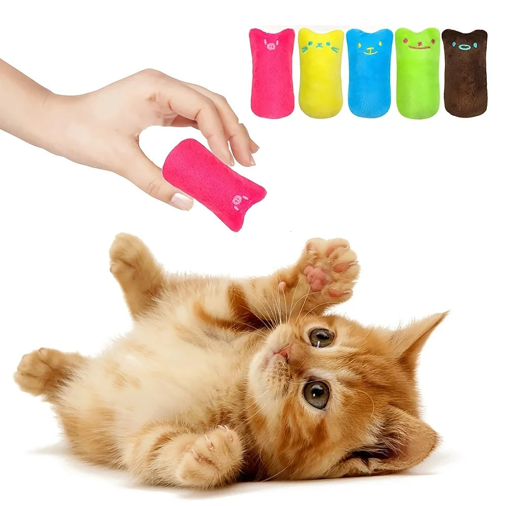 Catnip Cat Pillow Toy Cloth Interactive Teeth Grinding