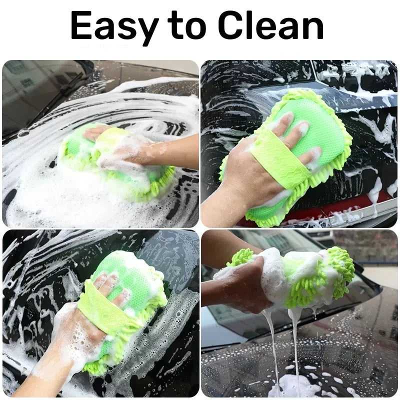 Microfiber Car Wash Gloves additional angle