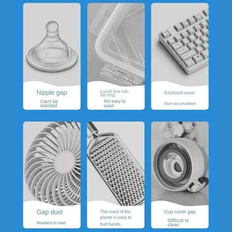 Flexible Phone Dust Cleaning Brush For Keyboard And Headset additional angle
