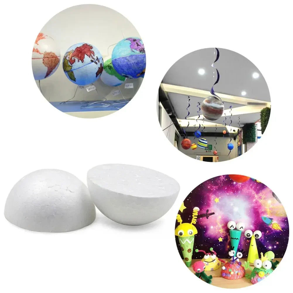 White Polystyrene Foam Ball For DIY Craft And Party Decor