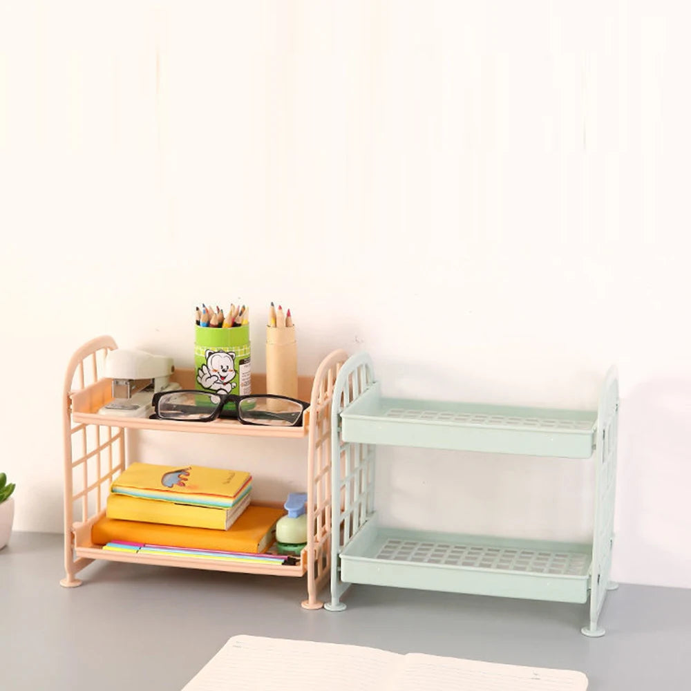 Desktop Storage Shelf Two-Tier Organizer alternate view