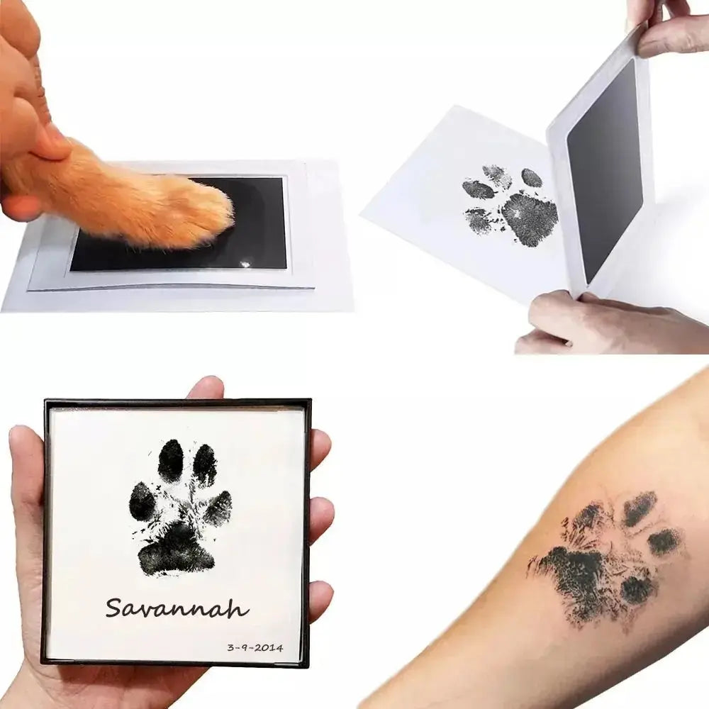 Paw Print Clean Touch Ink Pad Keepsake Kit