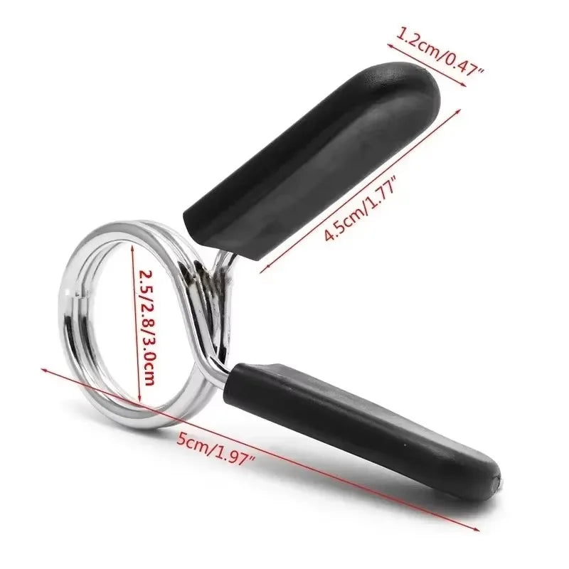 25/28 mm Barbell Spring Collar Clips