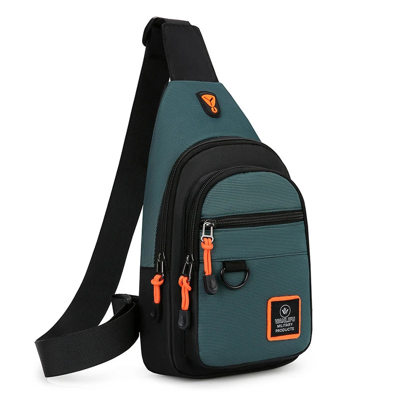 Men's Chest Bag One Shoulder Crossbody Sling Bag alternate view