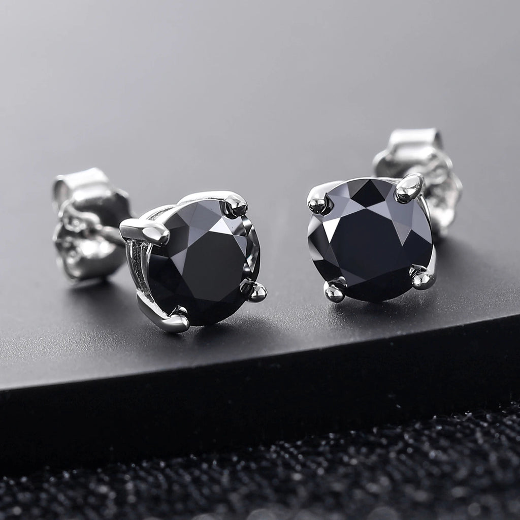 Moissanite Stud Earrings Sterling Silver 0.5-2 Carat