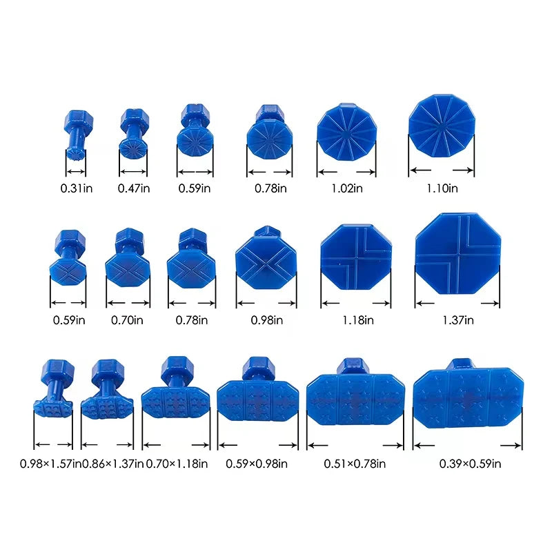 Paintless Dent Plastic Puller Kit Car Body Dent Repair detail view