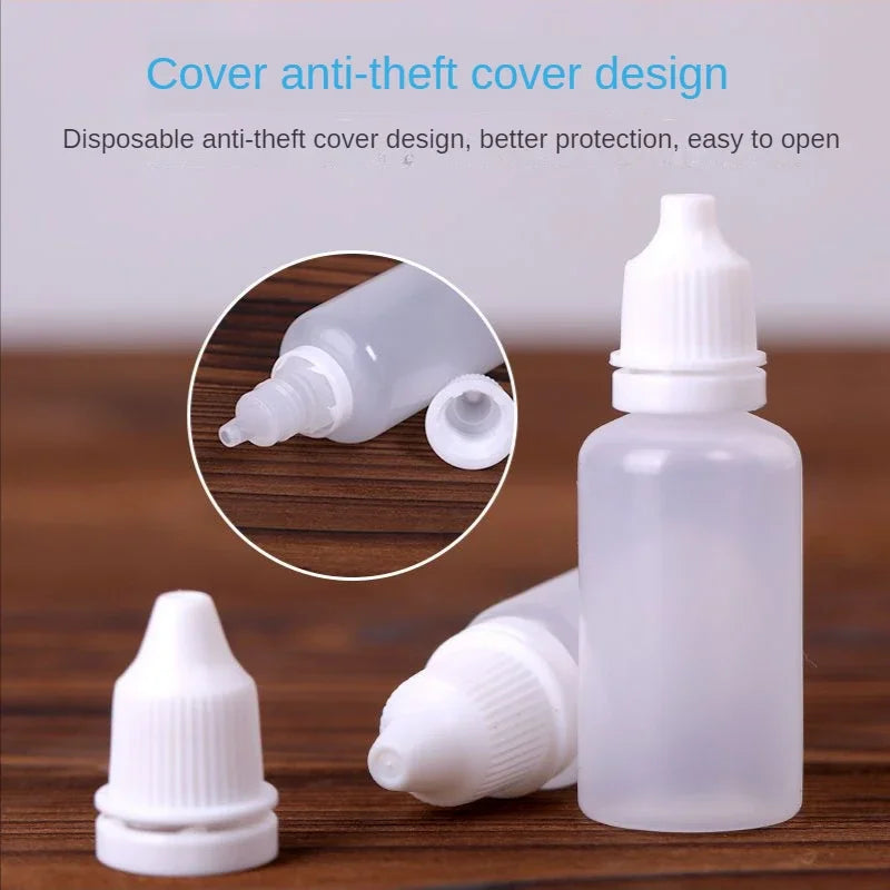 Plastic Dropper Bottles Refillable 100 Pcs