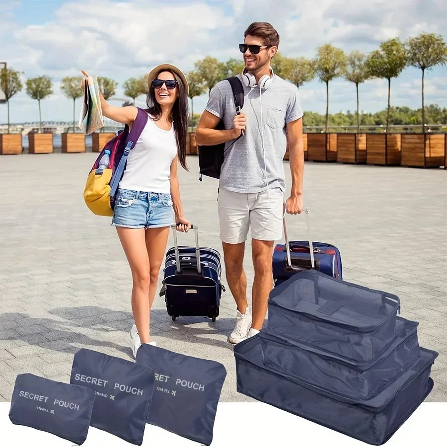 Travel Storage Bag 6 Pcs Waterproof Large Capacity detail view