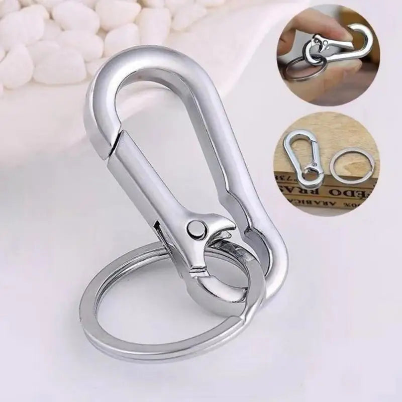 Car Keychain Zinc Alloy Anti-Lost Key Ring Carabiner lifestyle view