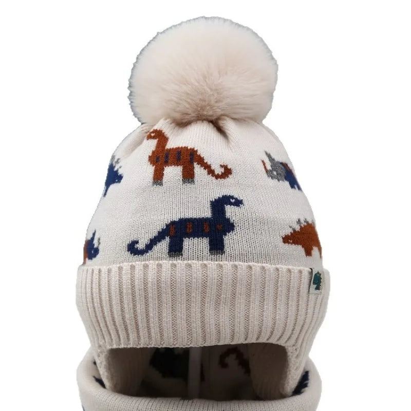 Kids' Winter Beanie & Scarf Set 2pcs