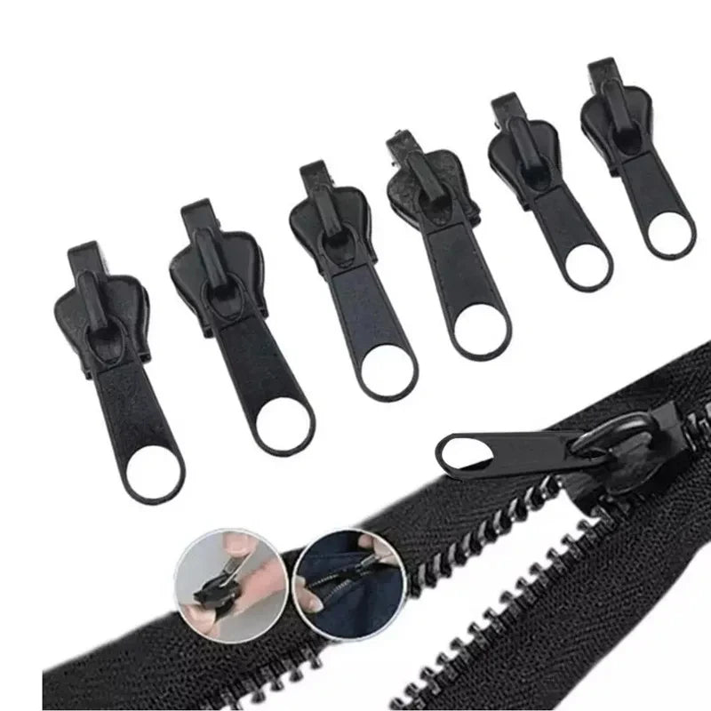 Instant Zipper Repair Kit 6pcs Black Metal lifestyle view