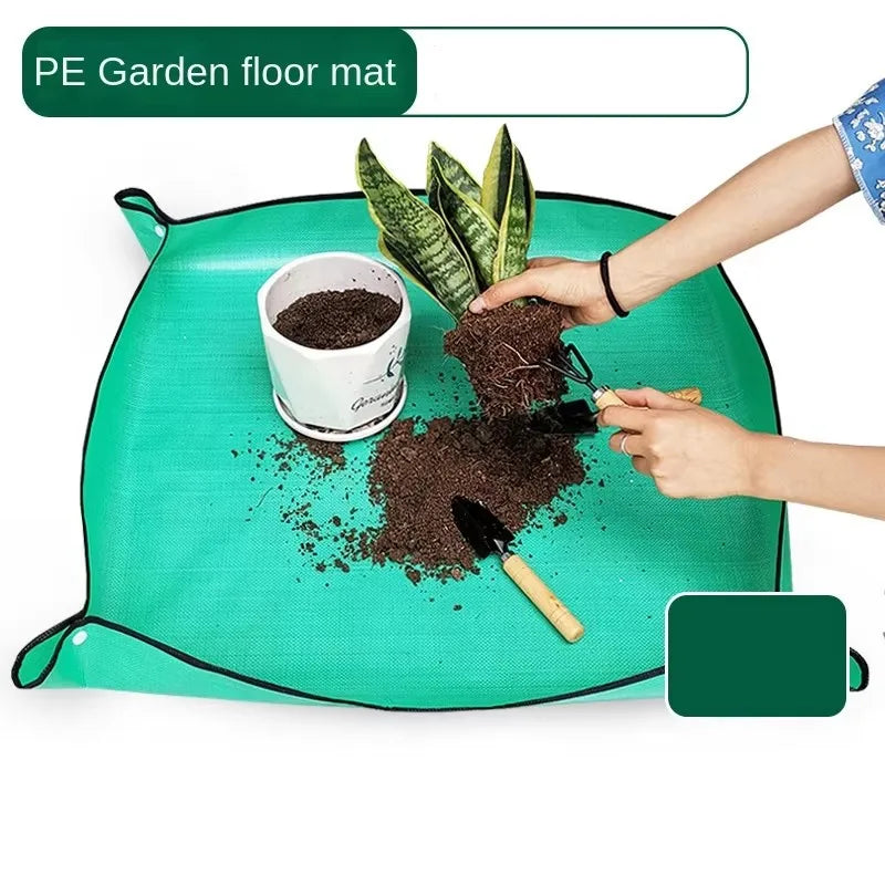 Foldable Waterproof Gardening Planting Mat for Flower Pots