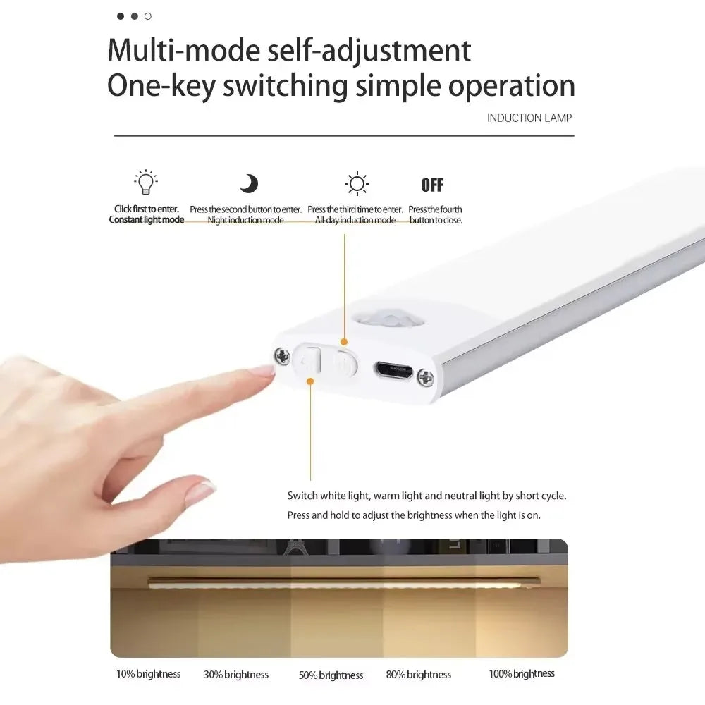 LED Motion Sensor Under Cabinet Light lifestyle view