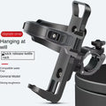 Rotatable Bike Water Bottle Cage Multifunction Cycling Beverage Holder Adjustable Grip for Mountain Bike Road Bike Kids Bikes