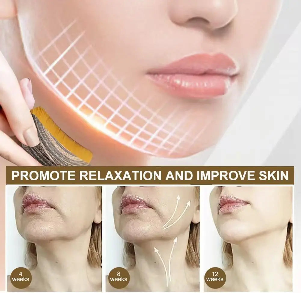 Facial Massage Brush Plastic Hand-Operated Lymphatic Contour Brush