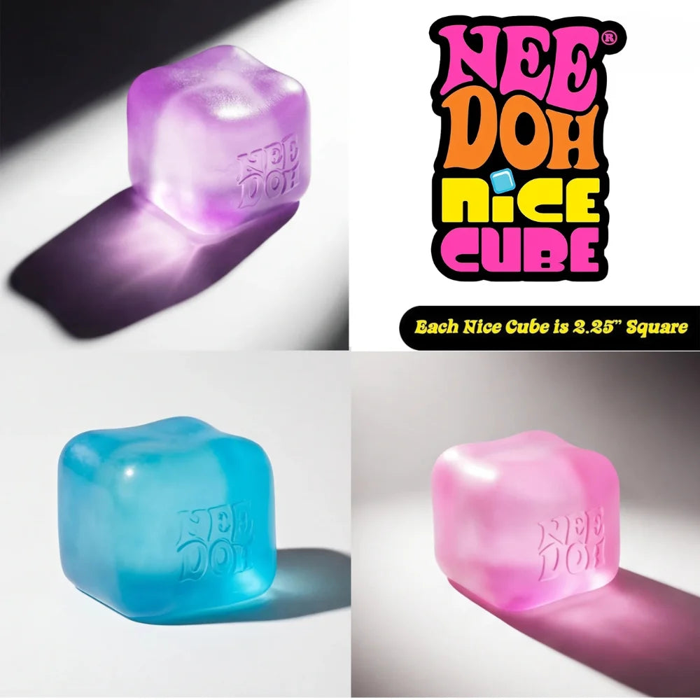 Trending Nee Doh Jellyfish & Cube Squish Toy, Soft Jelly Squeeze Stress Relief Fidget To detail view