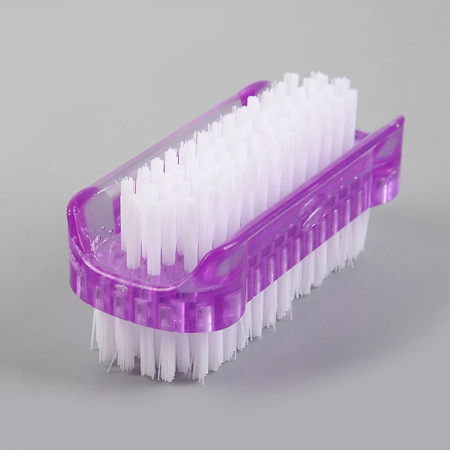 Double-Sided Nail Cleaning Brush Manicure & Pedicure Tool for Fingernails And Toenails