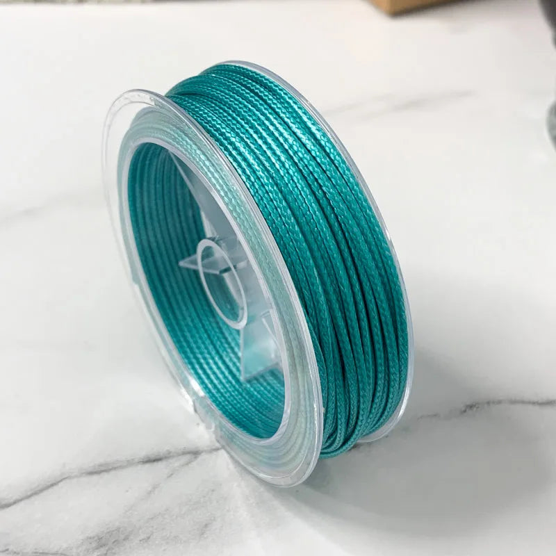0.5-3MM Waxed Cotton Thread Cord Necklace for DIY Jewelry Making
