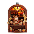 DIY Wooden 3D Puzzle Book Nook Kit Dollhouse Shop Mini House