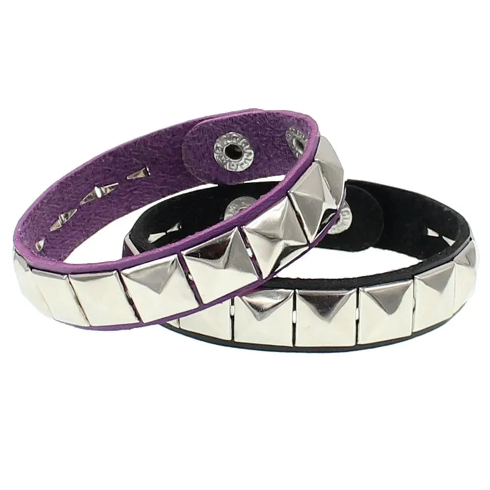 Spiked Studded Bangle Bracelet Gothic Punk Cuff Unisex