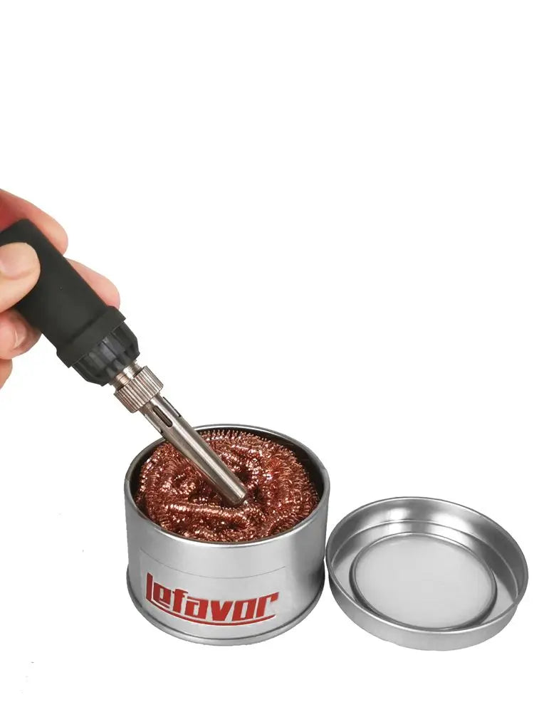 Cleaning Ball Desoldering Soldering Iron Mesh Filter Cleaning Nozzle Tip Copper Wire alternate view