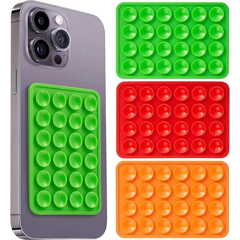 Silicone Suction Pad Double Sided For Mobile Phone Fixture Suction Cup Backed Adhesiv alternate view
