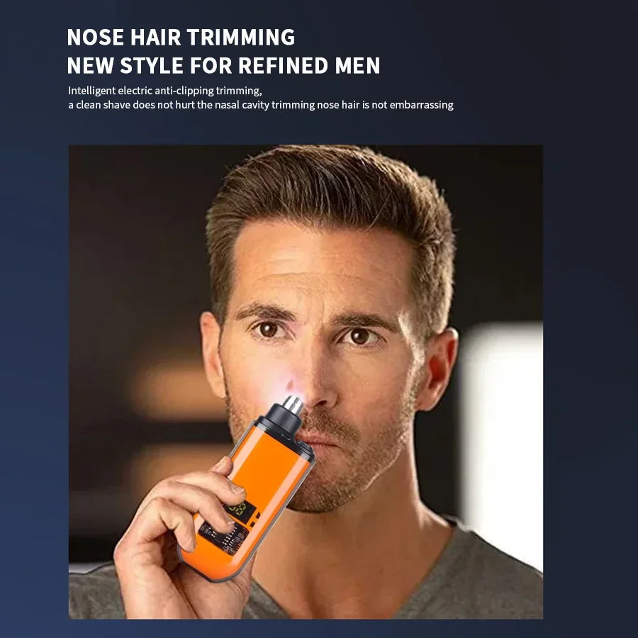 2 In 1 Electric Portable Ear And Nose Hair Trimmer Clipper 2024 Professional Painle additional angle