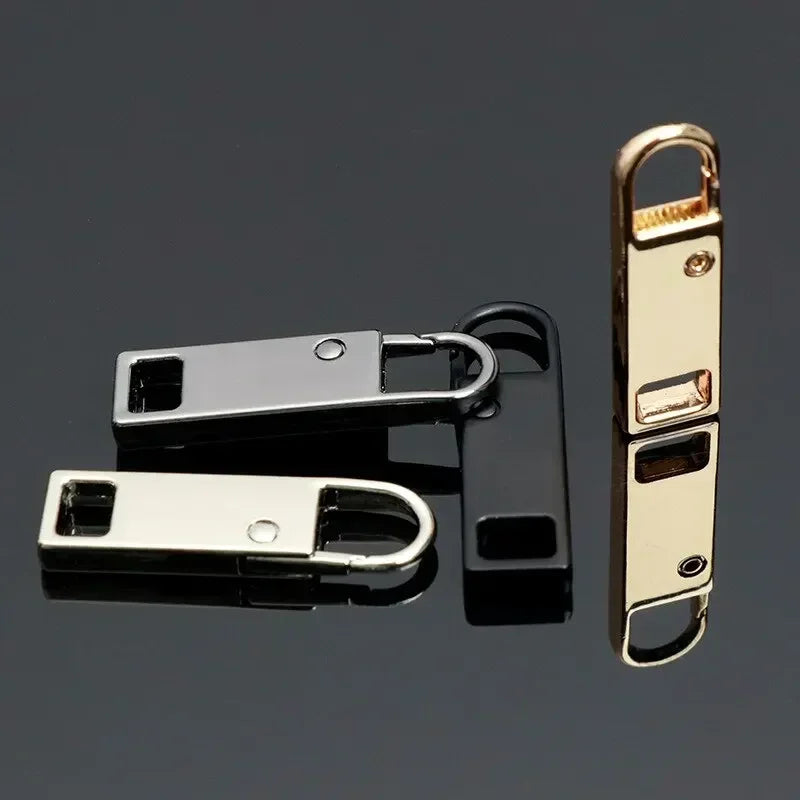 Detachable Zipper Pull For Jeans & Backpack, Multi Color Zinc Alloy detail view