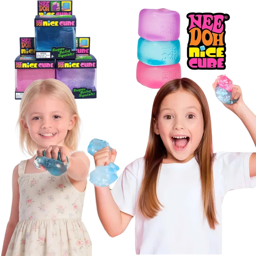 Trending Nee Doh Jellyfish & Cube Squish Toy, Soft Jelly Squeeze Stress Relief Fidget alternate view