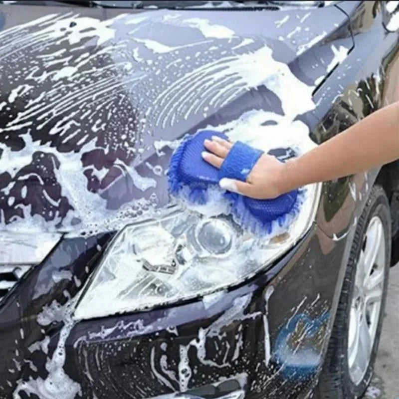 Microfiber Chenille Car Wash Sponge detail view