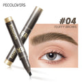 1Pc Fork-Tip Eyebrow Pen, Waterproof Liquid Brow Pencil, Smudge-Proof Brow Liner, B additional angle