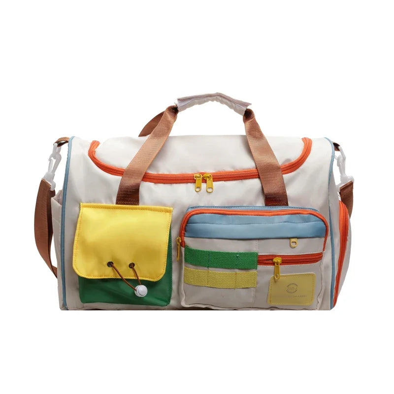 Travel BagDuffel Bag Cosmetics Bag Professional Fitness Bag Yoga Swimming Training Backpack Suitable for Men and Women