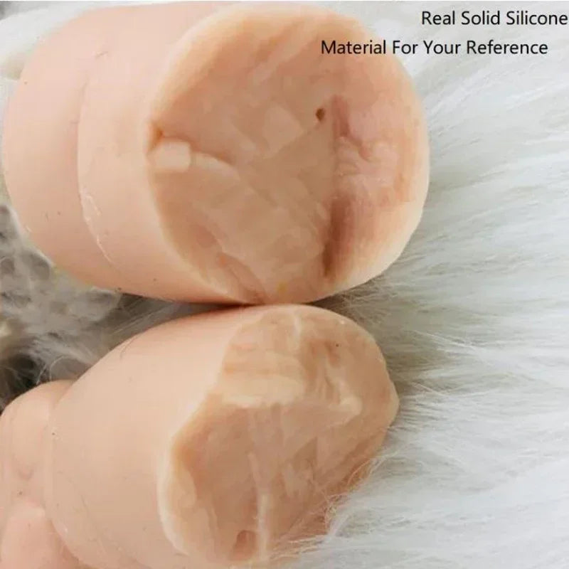 5 Inch Soft Silicone Baby Doll Reborn Piglet Mini Doll Realistic Animal Pig Dolls Kids close-up view