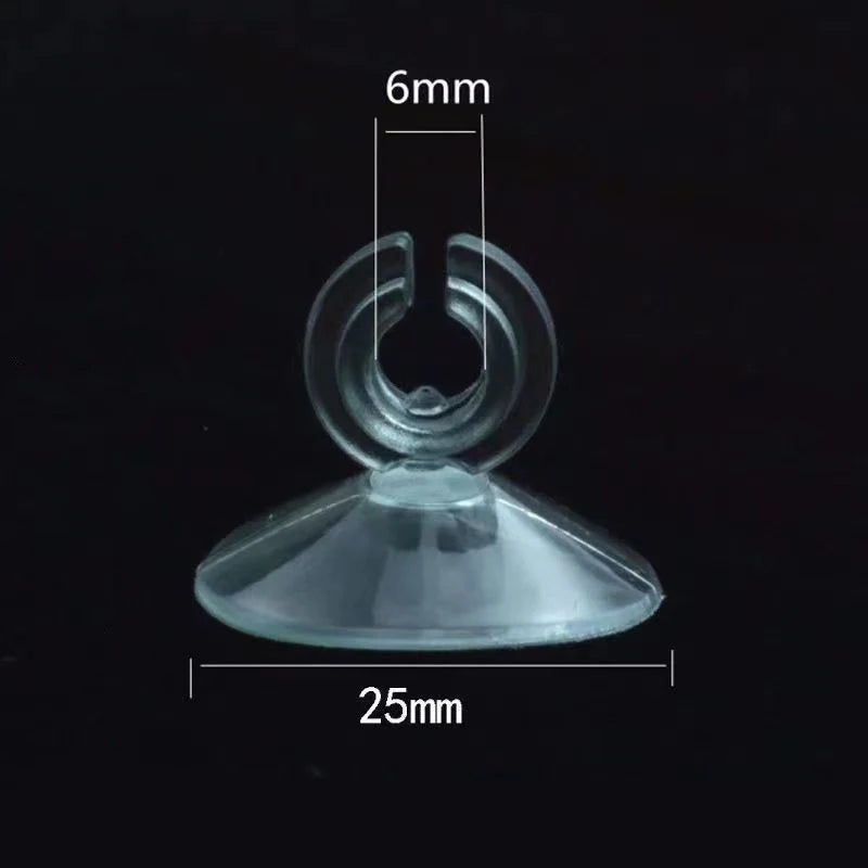 10-30PCS Rubber Aquarium Fish Tank Suction Cup Sucker Holders for Air Line Tube Hose Pump