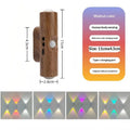 Rechargeable Magnetic Wall Lamp LED Motion Sensor Light Color Night Light Automatic R alternate view