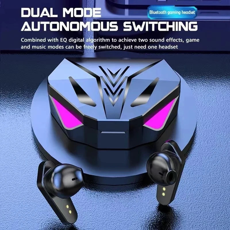 TWS Wireless Bluetooth Headset LED Display Gamer Earbuds with Mic Wireless Headphon additional angle