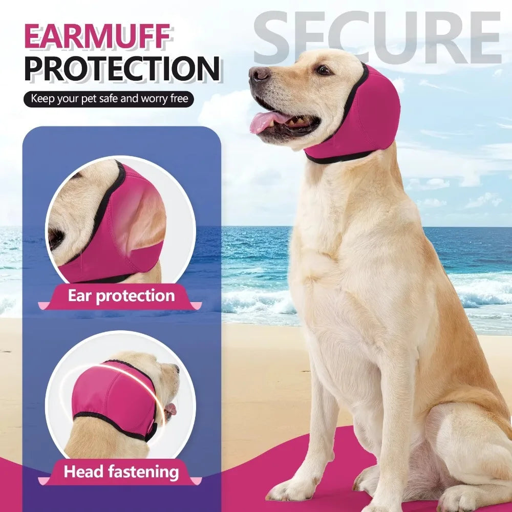 Dog Earmuffs for Noise Reduction, Adjustable Fit