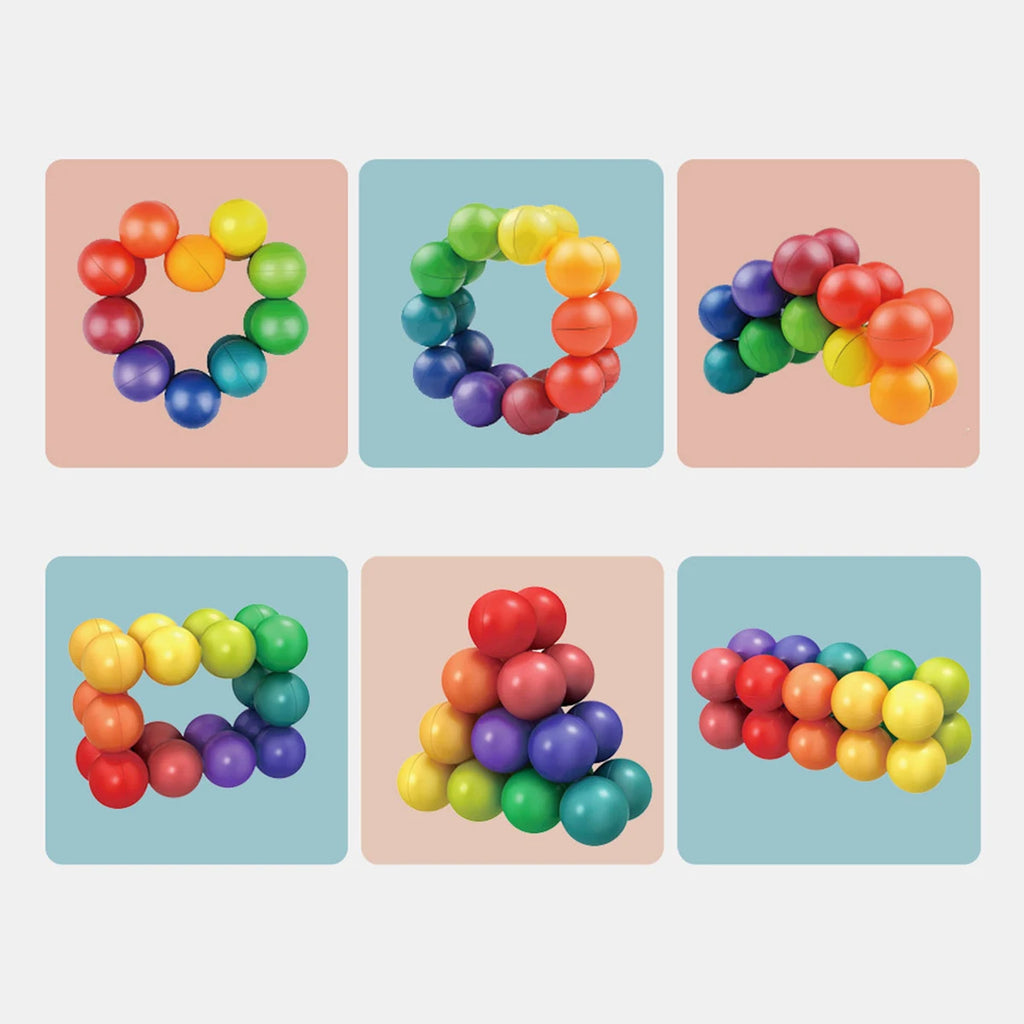 3D Rotating Educational Balls Sensory Fidget Toys