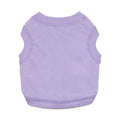 Soft Cotton Blank Dog Shirt, Breathable Spring Summer Pet Apparel, Lightweight Plain Dog T Shirt for Small to Large Dogs
