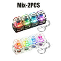LED Keyboard Keychain Stress Reliever Desk Toy